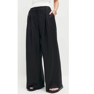 NWOT Reformation Asher Linen Low Rise Pants | Size 2 | Matching Top Available